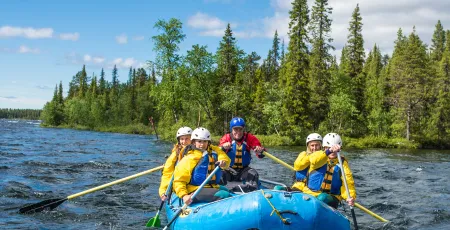 River Rafting at Icehotel